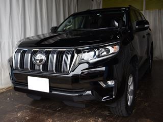 ランドクルーザープラド フロントフェンダー上部のデントリペア例